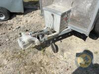 8x4' Trailer with mesh sides & galvanised chassis (key in office) - 4