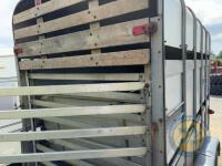 TWJ 10x5 High Roof Livestock Trailer c/w sheep tipper & spare tyre - 7
