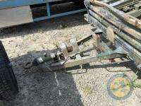 Approx 7x7 6x MOD Trailer, needs floor, Single Axle - 2