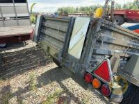 Approx 7x7 6x MOD Trailer, needs floor, Single Axle - 6