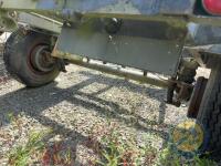 Approx 7x7 6x MOD Trailer, needs floor, Single Axle - 7