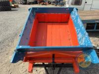 Horse cart made into trailer, hand tipper, reconditioned - 3