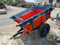 Horse cart made into trailer, hand tipper, reconditioned - 4