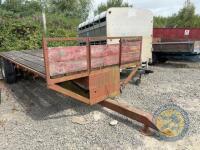 Bale Trailer on super singles - 3