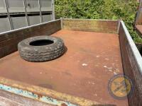 10ft x 6 Steel Floor Trailer, Single axle, Mahogany sides - 5