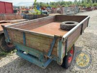 10ft x 6 Steel Floor Trailer, Single axle, Mahogany sides - 6