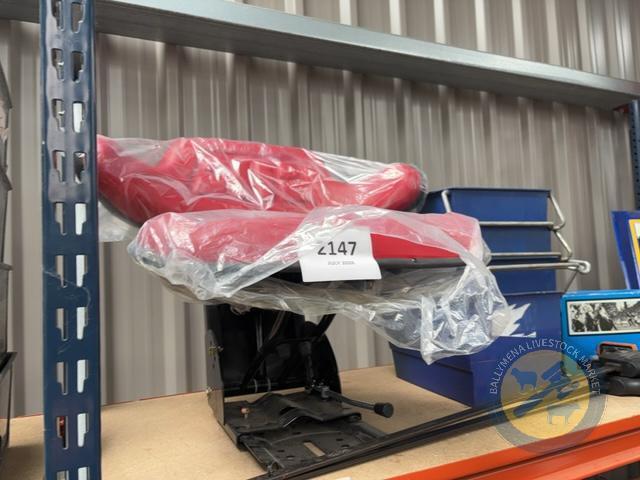 Tractor operator seat