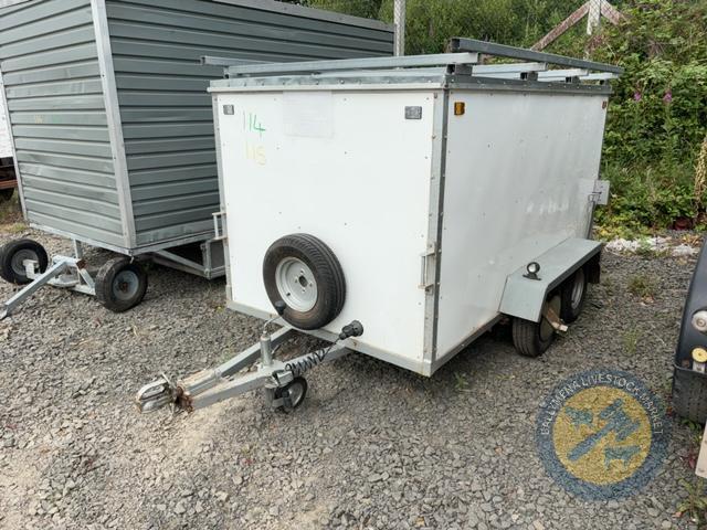 8x4x4 Box trailer