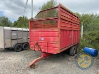 Johnston Tandem axle 14x7 Silage trailer