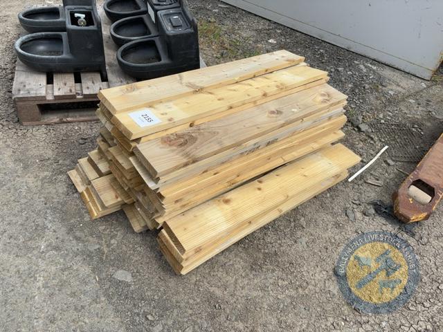 Approx 60 wooden fence panles