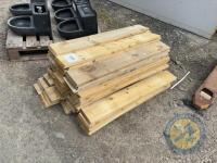 Approx 60 wooden fence panles