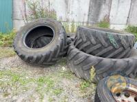 2x 650/65 R42 & 2x 540/65 R30 michelin tyres