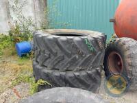 2x 650/65 R38 tyres - 2