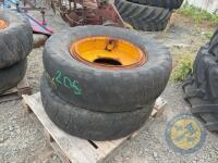 4x 16.9 R24 tyres & rims - 2
