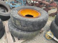 4x 16.9 R24 tyres & rims - 3