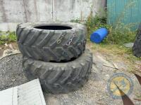 2x 650/65 R38 trelleborg tyres - 2