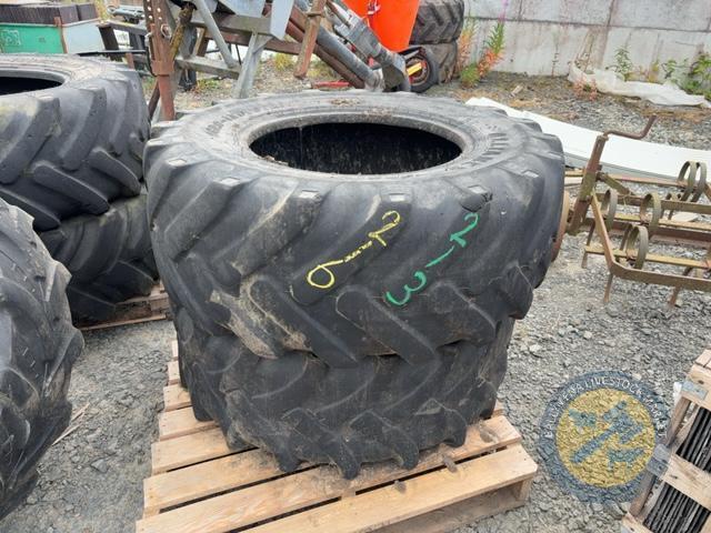 4x JCB D2 miney tyres
