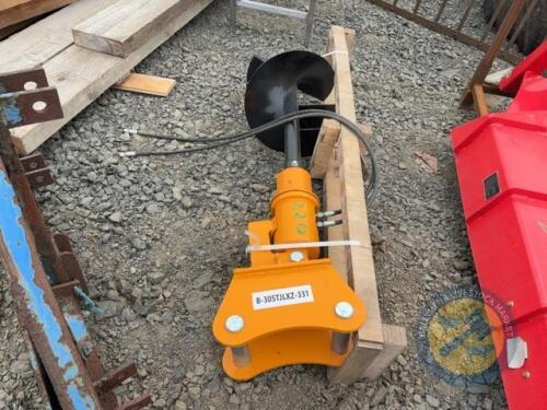 New 16 inch auger hyd for digger