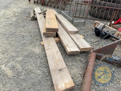 6x 10x3 wooden timber