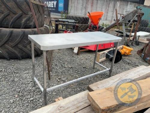 Stainless steel table