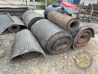 78m of 5ft rubber mats - 2