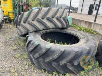 2x 650/65 R42 Michelin Tyres - 2