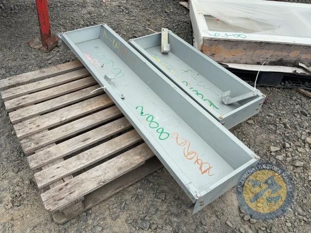 Galvanised hanging trough