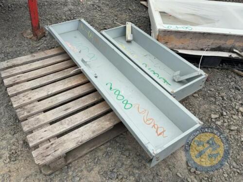 Galvanised hanging trough