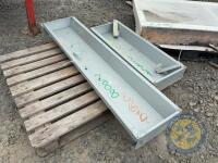 Galvanised hanging trough