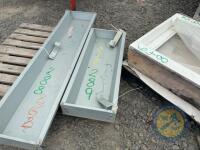Galvanised hanging trough