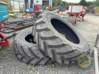2x 540/65 R38 Michelin Tyres - 2