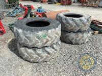 4x 460/70 R24 Handler Tyres