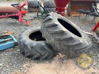 2x 440/65 R28 Michelin Tyres