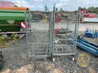 2x cage trollys