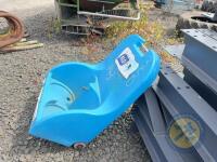 Blue gas bottle trolly - 4