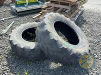 1x 380/70 R24 Firestone Tyres - 3