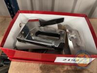 2 Upholstery gun with staples