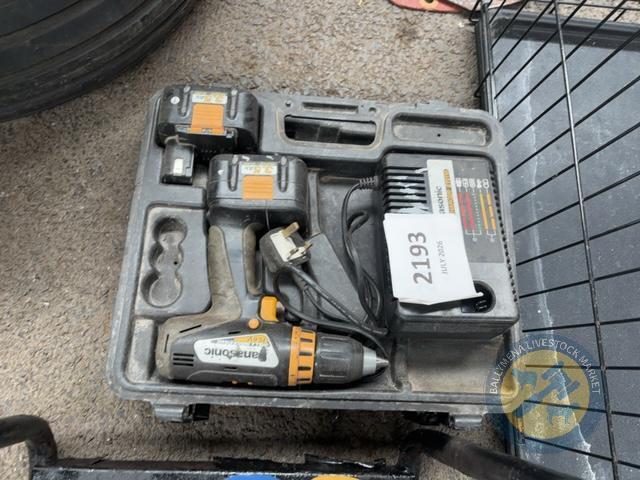 Battery panasonic drill