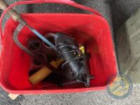 Red bucket of miscellaneous - 2