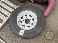 16 inch landrover wheel as new good ritch tyre - 2