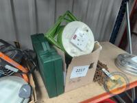 First aid kit & box of leads