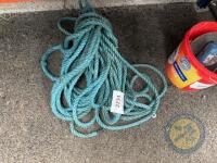 Quantity of thick blue rope - 2