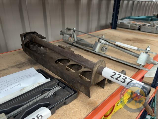 Tread in dies & pipe cutter
