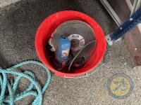 Red bucket small grinder & blades - 2