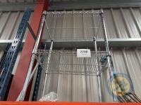 Stainess steele bathroom shelving