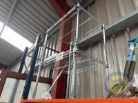 Stainess steele bathroom shelving - 2