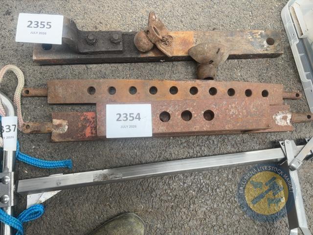 2x cross bar draw bar