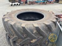 2x 710/70 R42 Michelin Tyres - 2