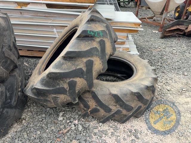 2x 14.9 R24 Tyres