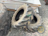 2x 14.9 R24 Tyres - 2